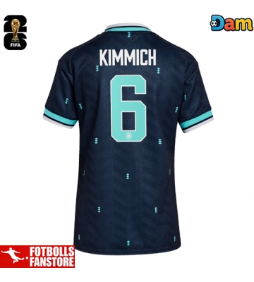 Tyskland Joshua Kimmich #6 Bortatröja Dam VM 2026 Kortärmad